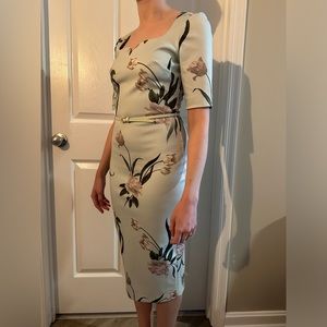 Ted Baker Elderflower Bodycon Midi Dress